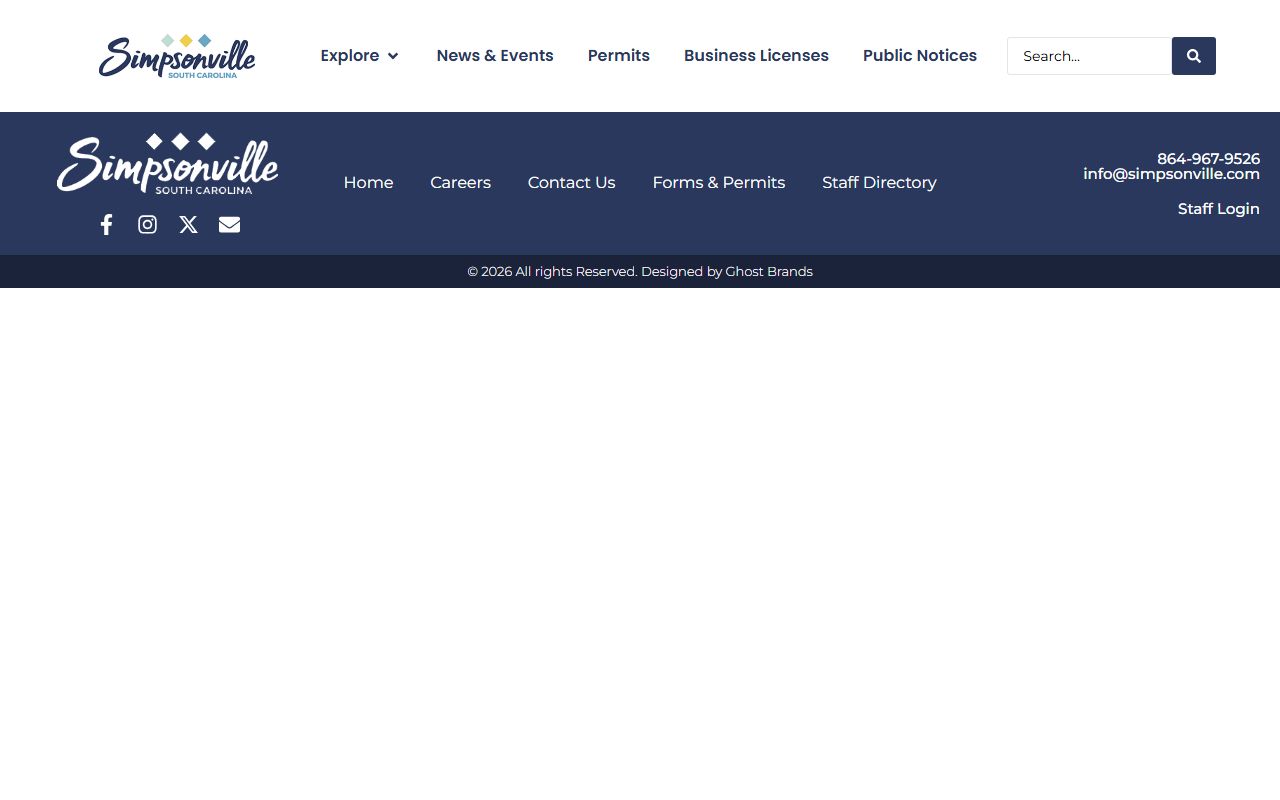 Simpsonville Police Department for background check arrest records