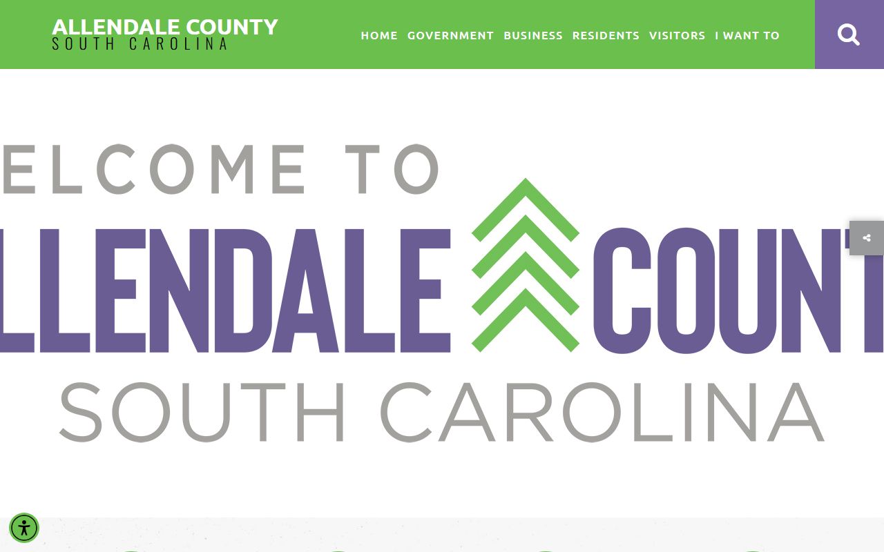 Allendale County government website for background check information